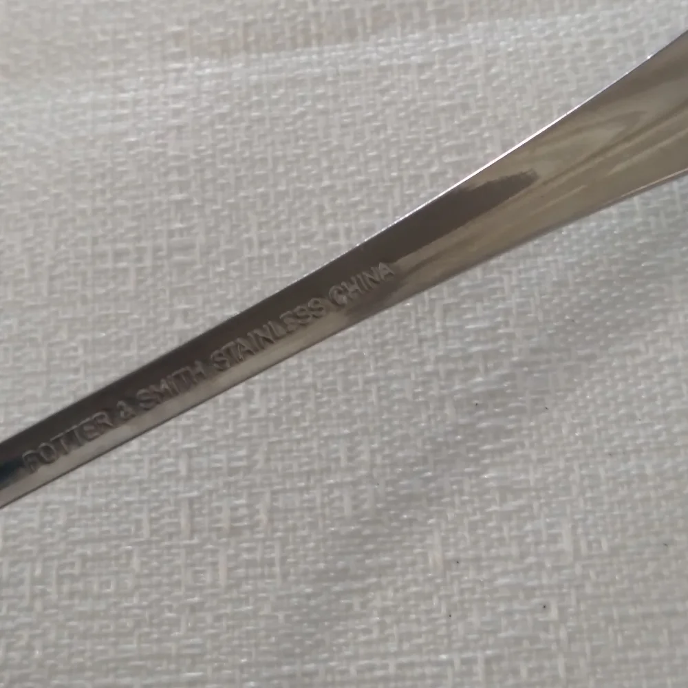 Potter and smith stainless flatware 3 teaspoons